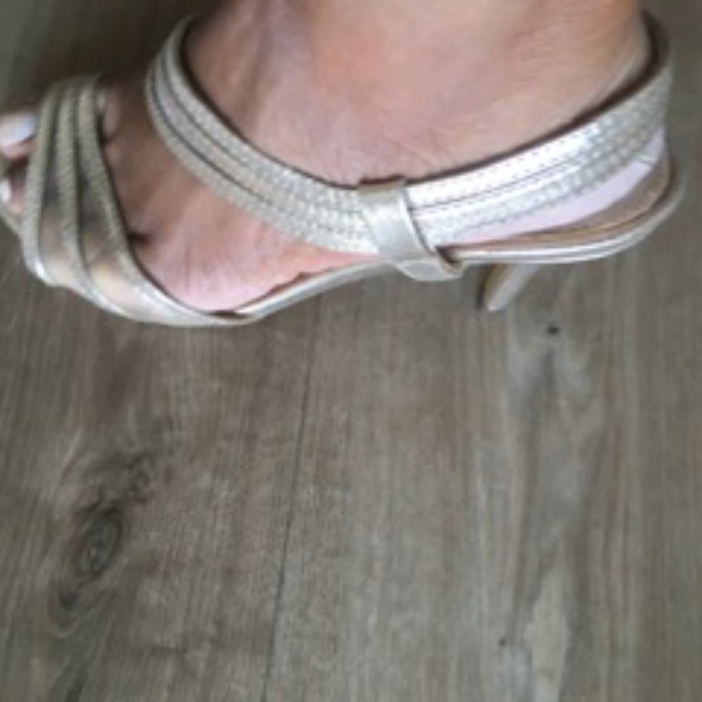 Shimmery See-Through-y Glamorous Sandals - Picture 3 of 3